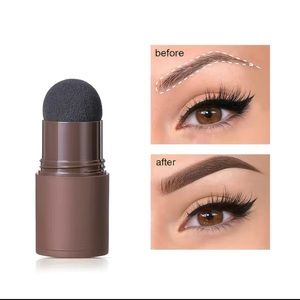 Eyebrow Stamp Stencils Kit, One Step Brows Powder Makeup